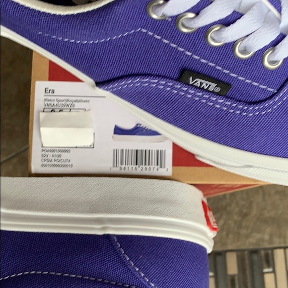 •VANS ERA RETRO SPORT Royal Blue/True White men’s - Picture 12 of 16